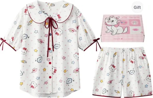 Gongdie x Disney/, Pajama Set Women's Gift Box Set White