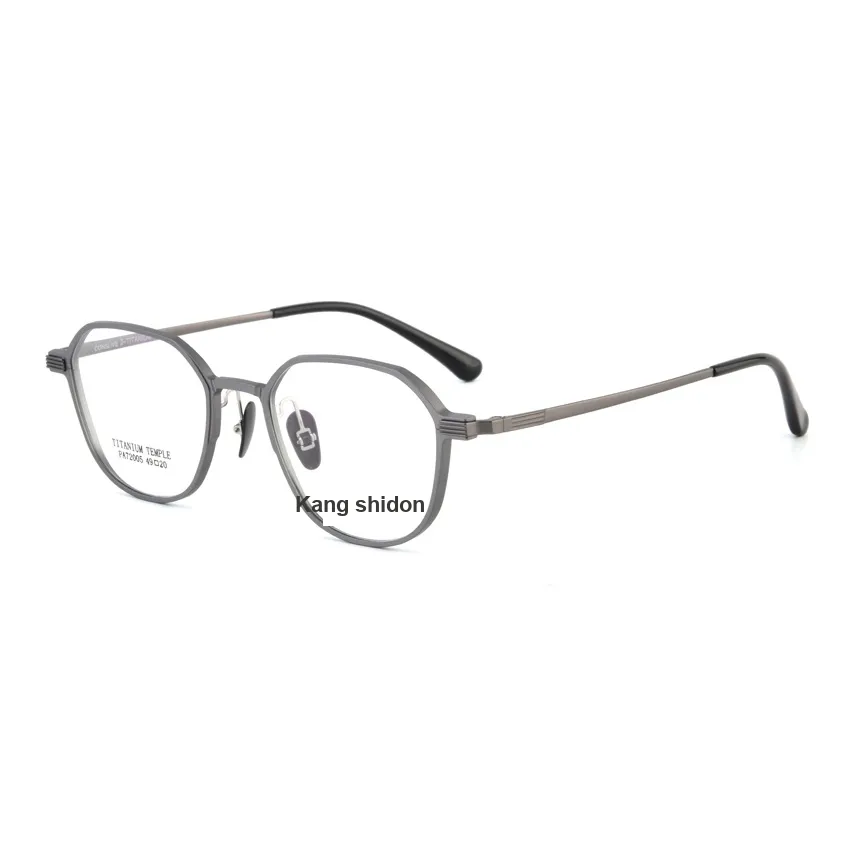 Cornstone Чистый титан β-титан Нерегулярная форма Оправы для очков Мужской