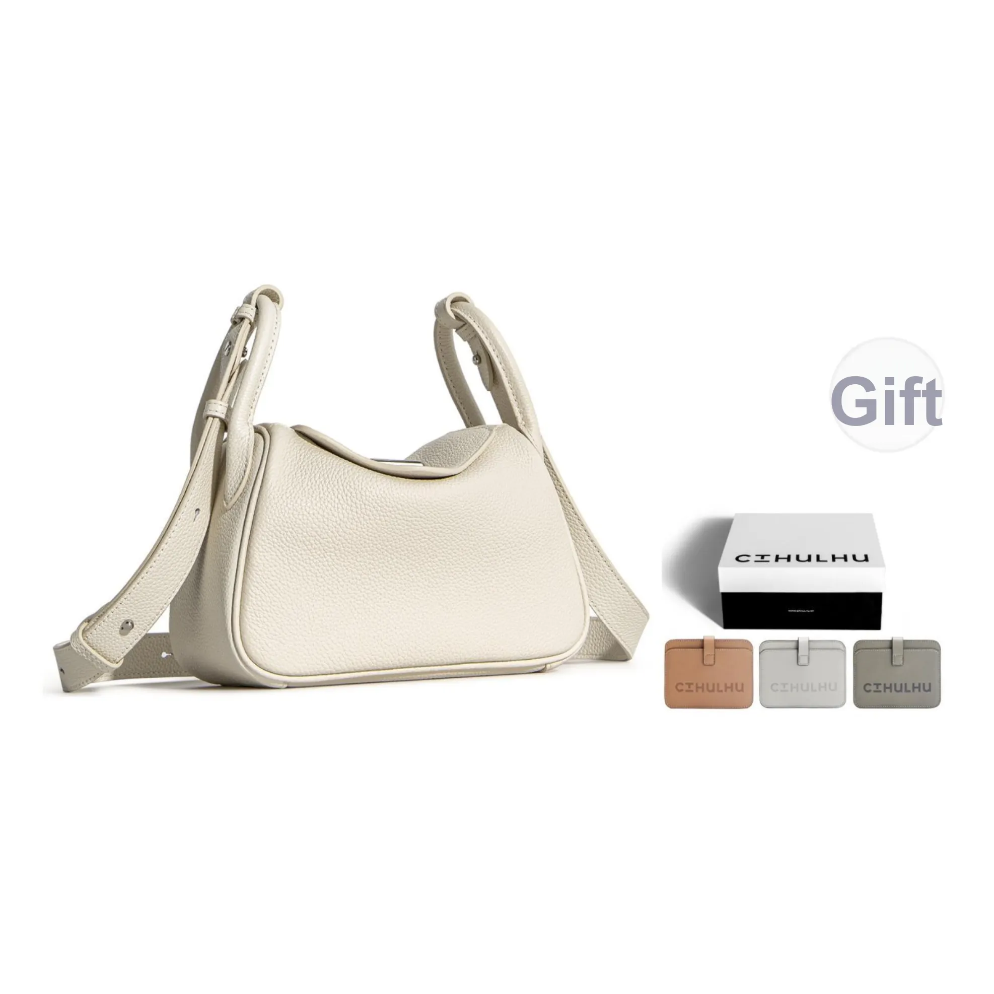 Cthulhu Лицевая коровья кожа Капсула Сумка-подушка Портативная сумка через плечо Сумка через плечо среднего размера Женская Синий Коричневый