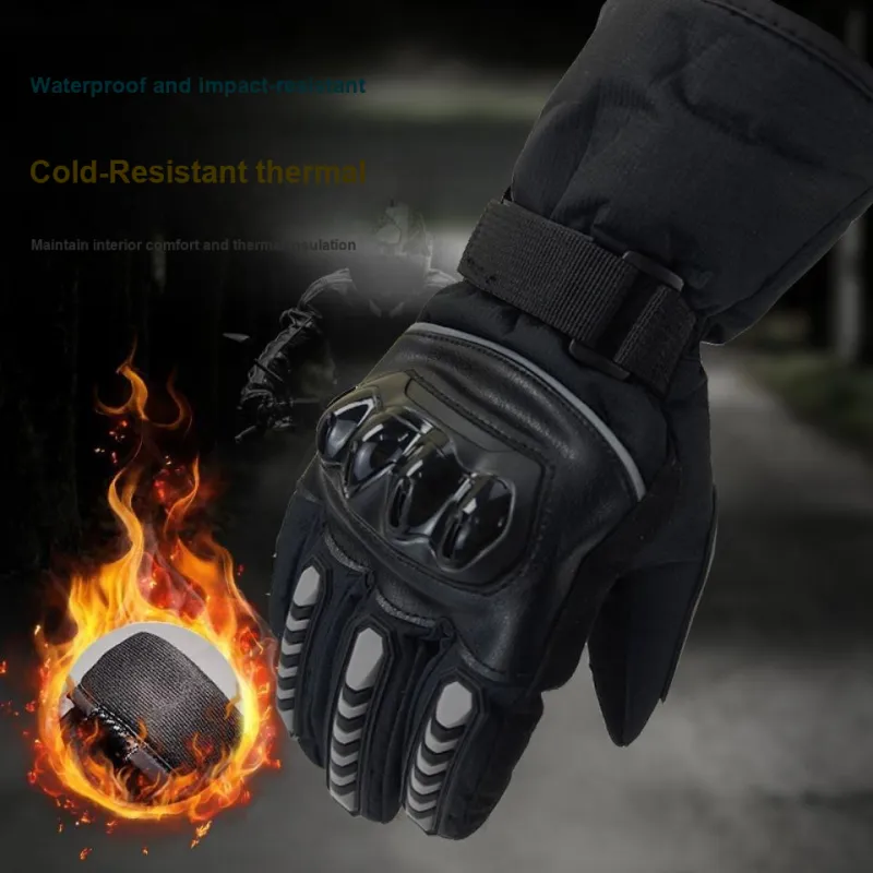 TANLU Riding Equipment Glove Outdoor Biker Unisex Tasi Lung Black-3