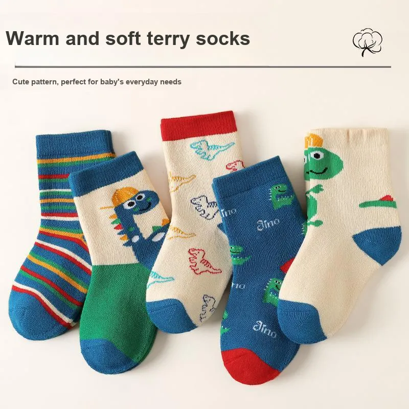 Lanza Mid Calf Socks Men's 5 Pack Mixed Color-2