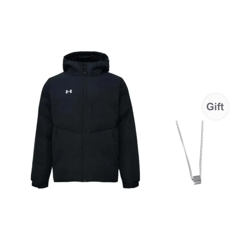 Under Armour Jackets Coats Men's Black Comes With Necklace-0