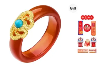 ZEGL Jade Rings Women's