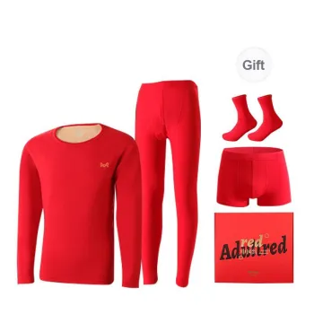 MIIOW Thermal Set Men's Gift Box Set Red
