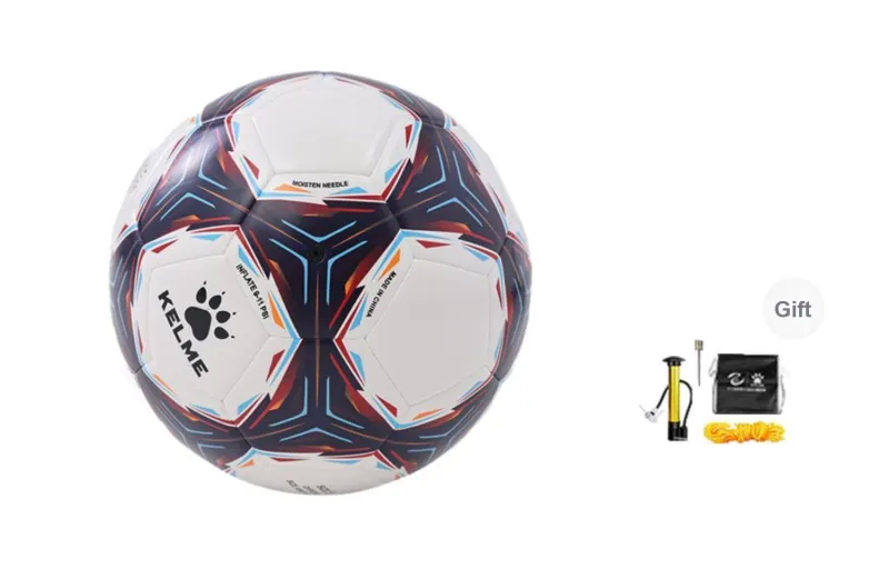 KELME Size 5 Soccer TPU Machine Stitched Soccer Ball Unisex-6