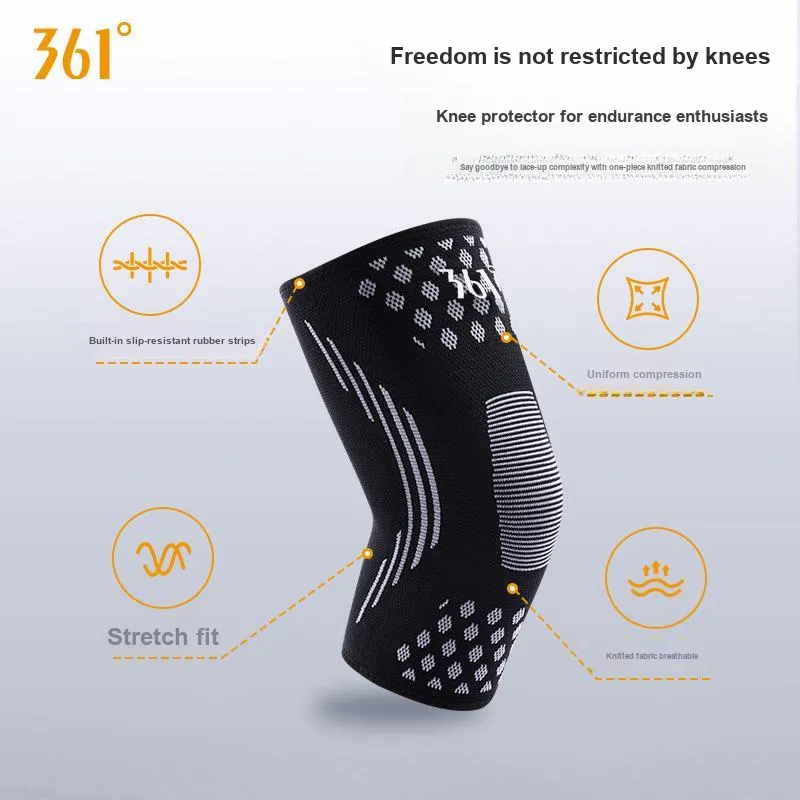 361° Knee Pads Polyester Polyamide Rubber Basketball Rock Climbing Unisex-3