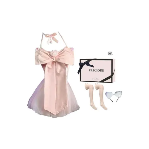 GOYN Розовый+Белый Чулки+Повязка на голову+[Коробка] Женские Ночные сорочки