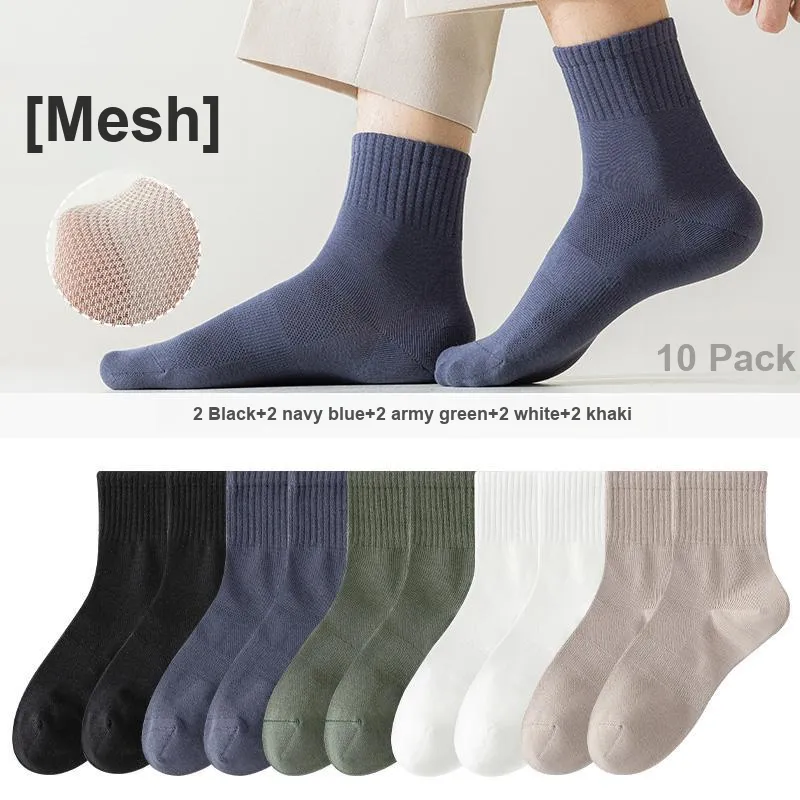 7 SEVFUN Mid Calf Socks Men's Combo Set-33