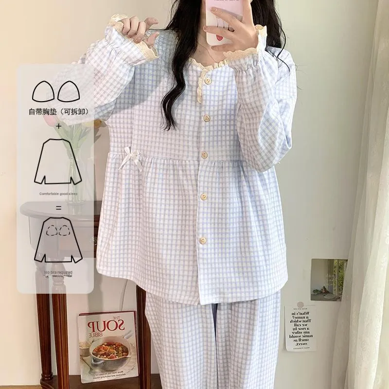 Maultiay Pajama Set Women's Blue-1