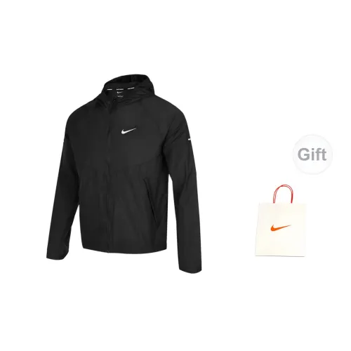 Nike Jackets Men Black With Gift Bag