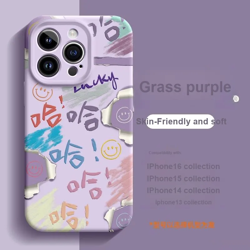 K Touch Silicone Material Phone Cases Compatible With Apple 16 Pro Max/15/14/13/12/11 Series All-1