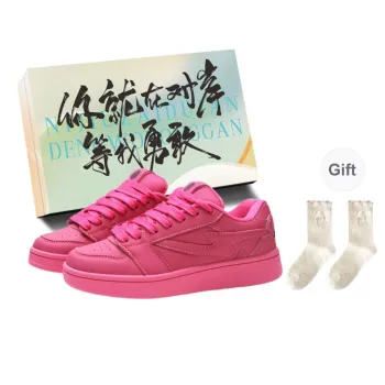 JimiXiong Low Top Skateboard Shoes Women's Dragon Fruit