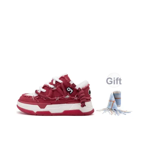 Размер CN Skate Скейтборд Кроссовки Низкие Топ Деним Красный Унисекс