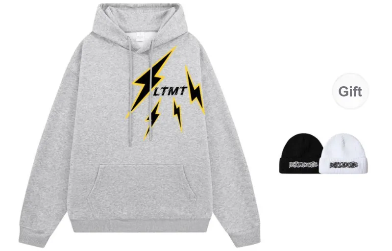 LIGHTNING MONSTER Sweatshirt Unisex Comes With Beanie-12