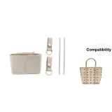Mcm Beige Exclusive Liner+Exclusive Abrasion-Resistant Buckle+Metal Protective Ring