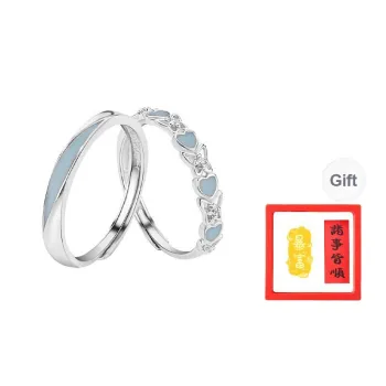 Chongqing Gold Store S 999 Fine Silver Rings Unisex
