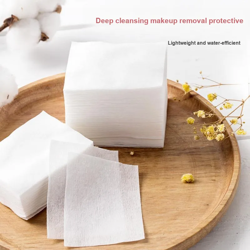 KOOBAPLUS Wet Compress Cotton, 100% Cotton Makeup Remover Pads Lightweight Beauty Tool 200 Pcs/Box-2