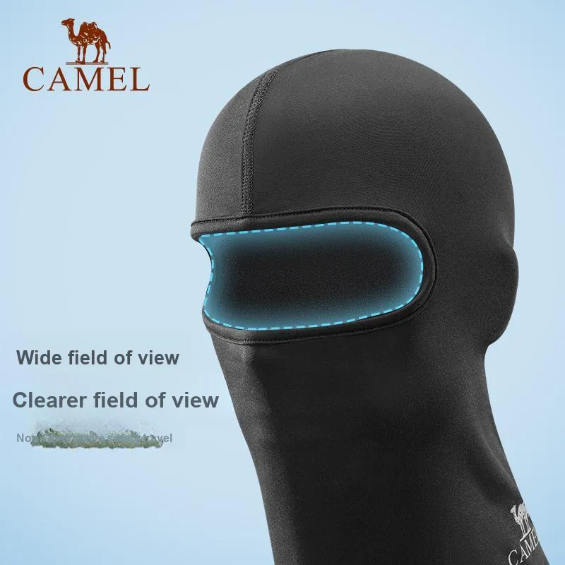 CAMEL Riding Equipment Pullover Mask Unisex Polyester, Elastane Black-2