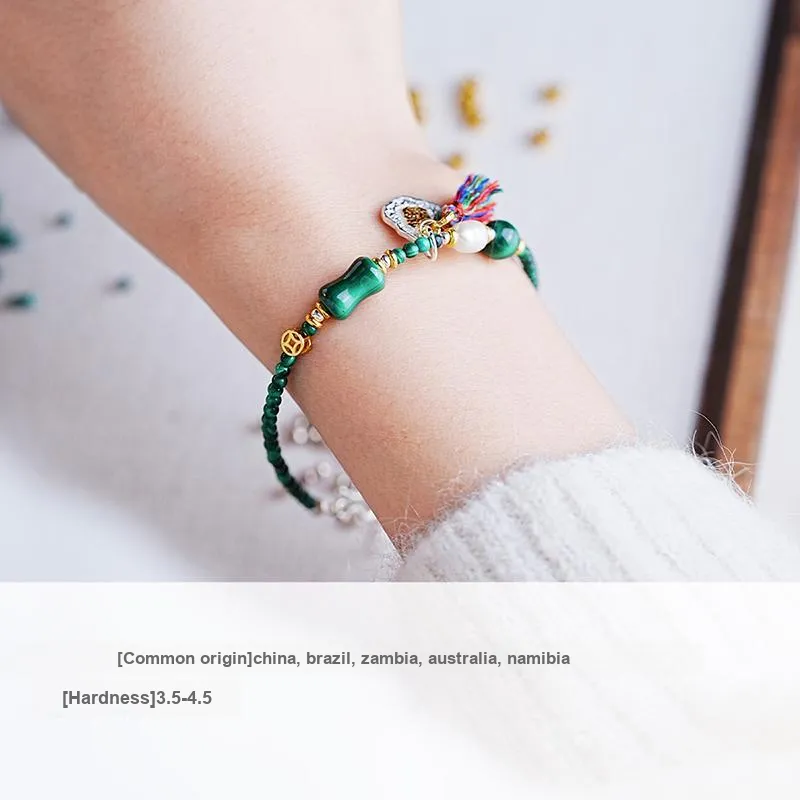 Amy's Garden Malachite Bracelets Women's-6