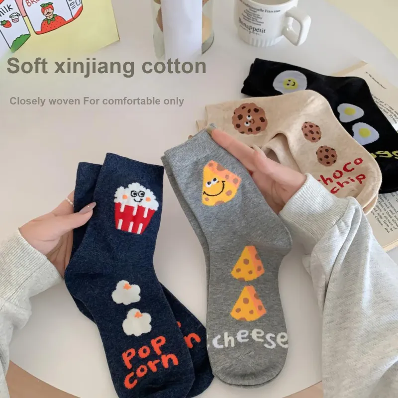 XXLLG Mid Calf Socks Women's 3 Pack-2