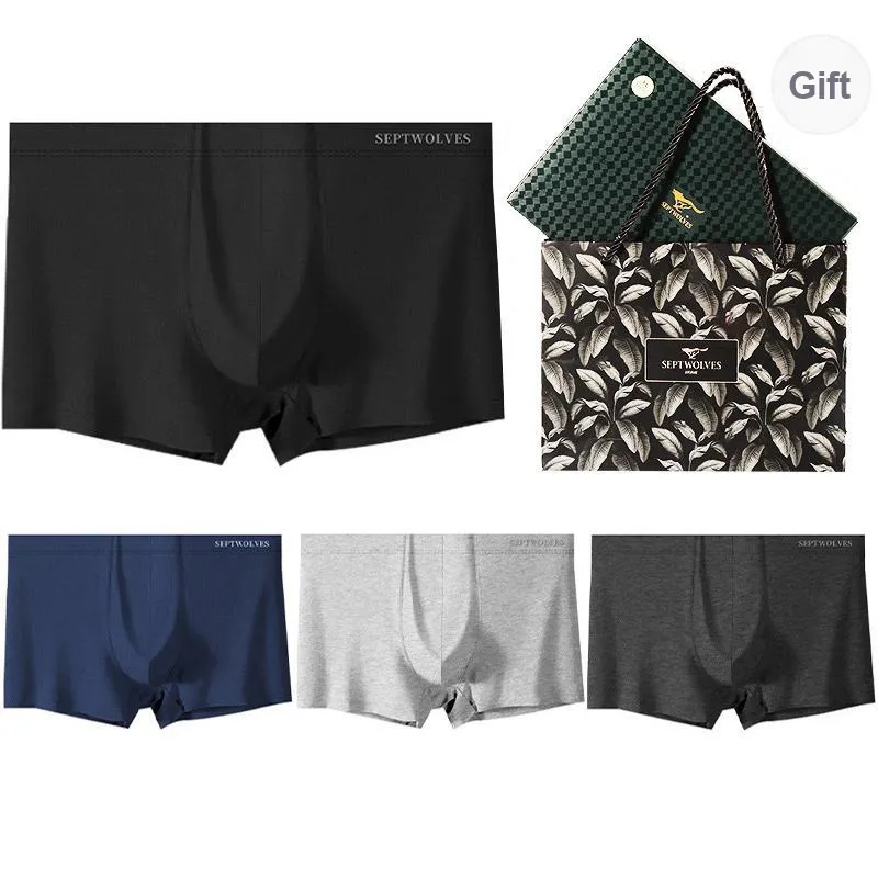 SEPTWOLVES Underwear Gift Box Men's 4 Piece Gift Box Sets-32