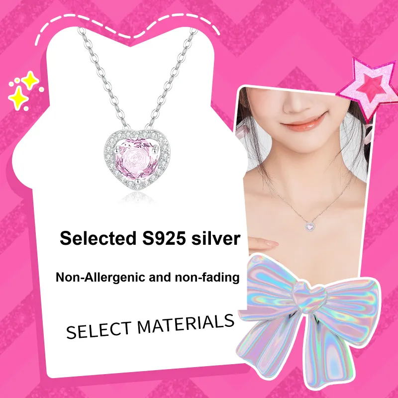 Barbie Silver Necklaces Women's-3