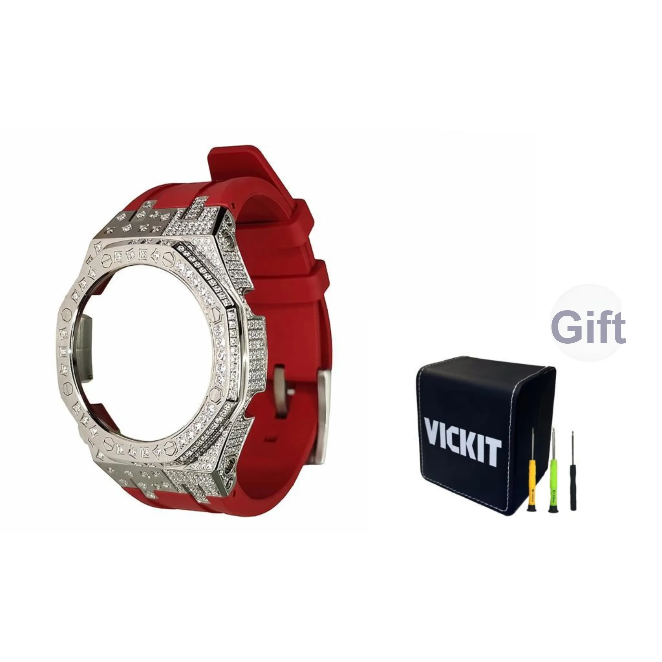 Vickit Star Diamond Case Collection Watch Case Unisex