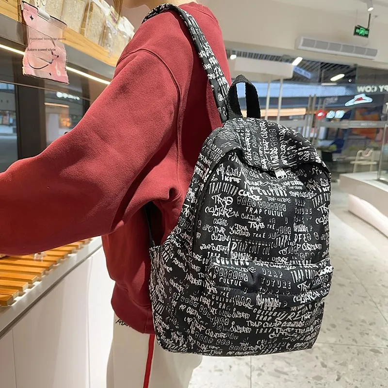 Yalu Nylon Backpack Unisex Multicolor-21