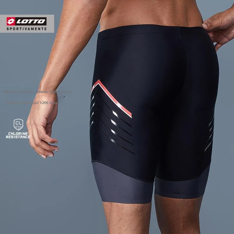 LOTTO Swimming Shorts Men's Black Gray Color-4