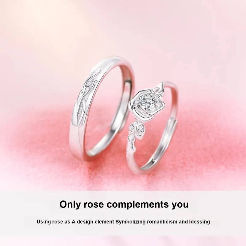 JITAIXIANG S999 Fine Silver Rings Unisex-6