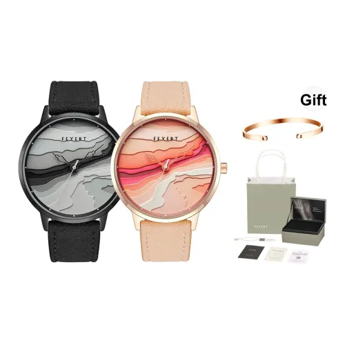 FEYERT Кварцевый Movement Унисекс Часы 38 мм Черные