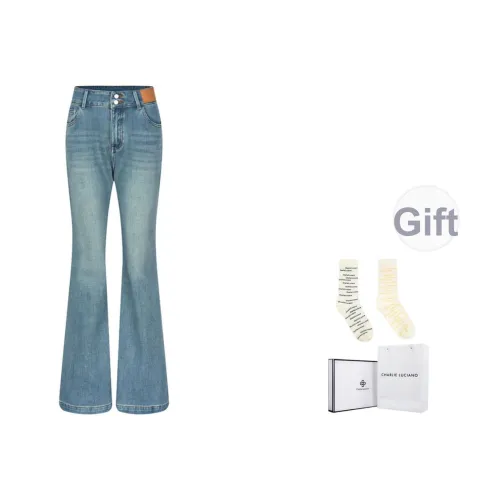 Charlie Luciano Синяя коробка + Носки Женские Джинсы
