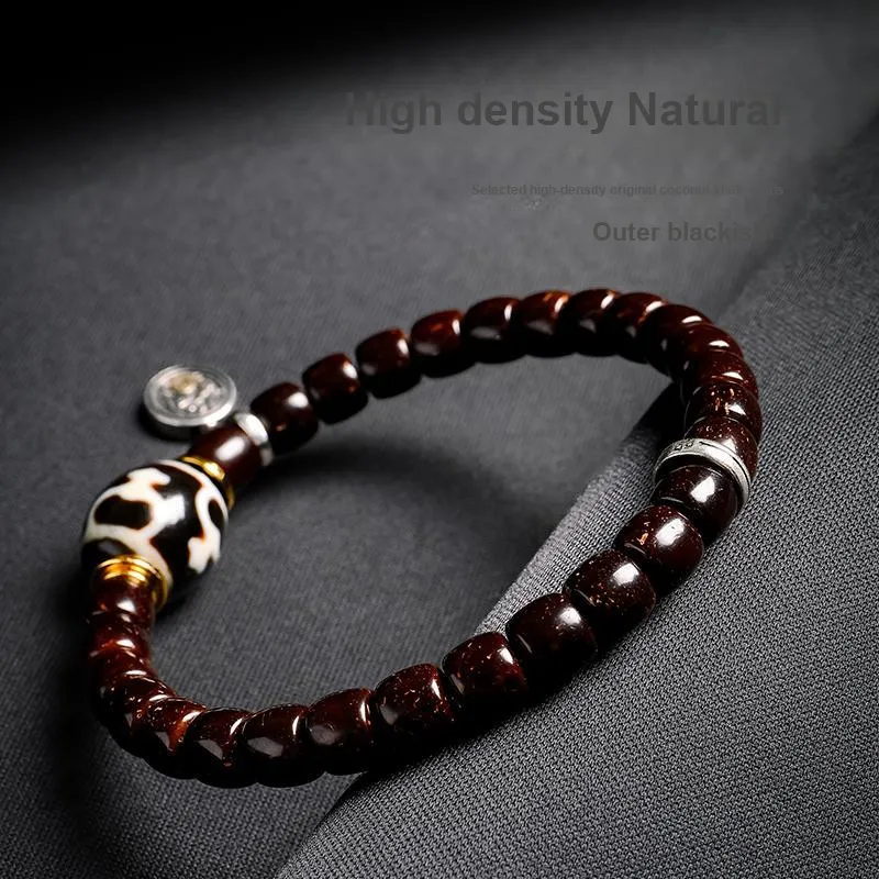 MUSHENGYUAN Coconut Shell Beads Bracelets Unisex-3