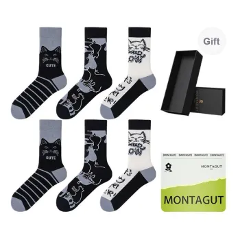 Montagut Mid Calf Socks Unisex Gift Box Combination