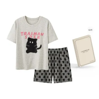 O'MESIK Pajama Set Women's Gift Box Set Gray
