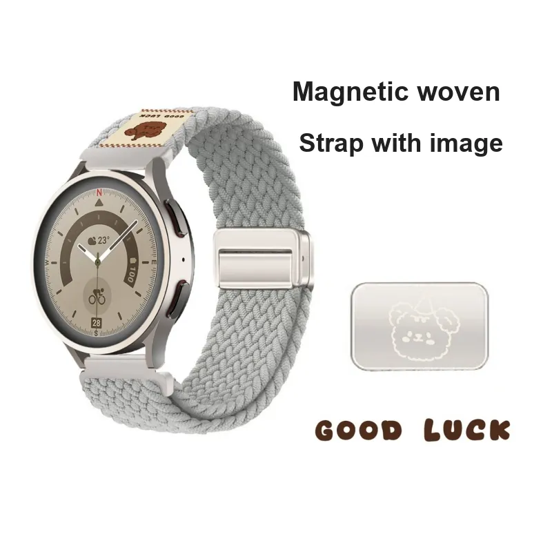 LOVINGCOOL Watch Band Huawei Compatibility 180mm Fabric Material-9