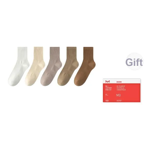 MIIOW Trend Party series Носки Crew Мужская Сумка для покупок 5 пар