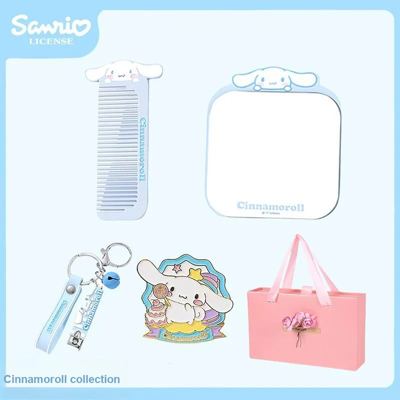 ALL SERIES x Sanrio Metal Table Mirror, Zinc Alloy Comb Box-7