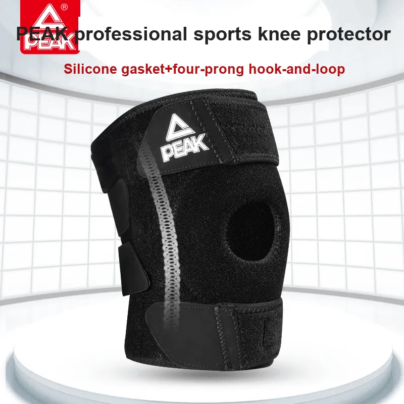 PEAK Knee Pads Running Cycling Soccer Badminton Basketball Fitness Polyester-5