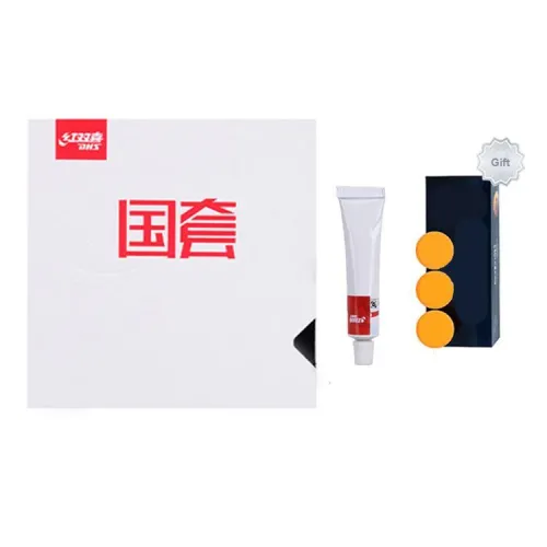 DHS Rush 3 Table Tennis Rubbers Sponge, Rubber Inverted Rubber Fast Attack Combined With Loop Compatibility