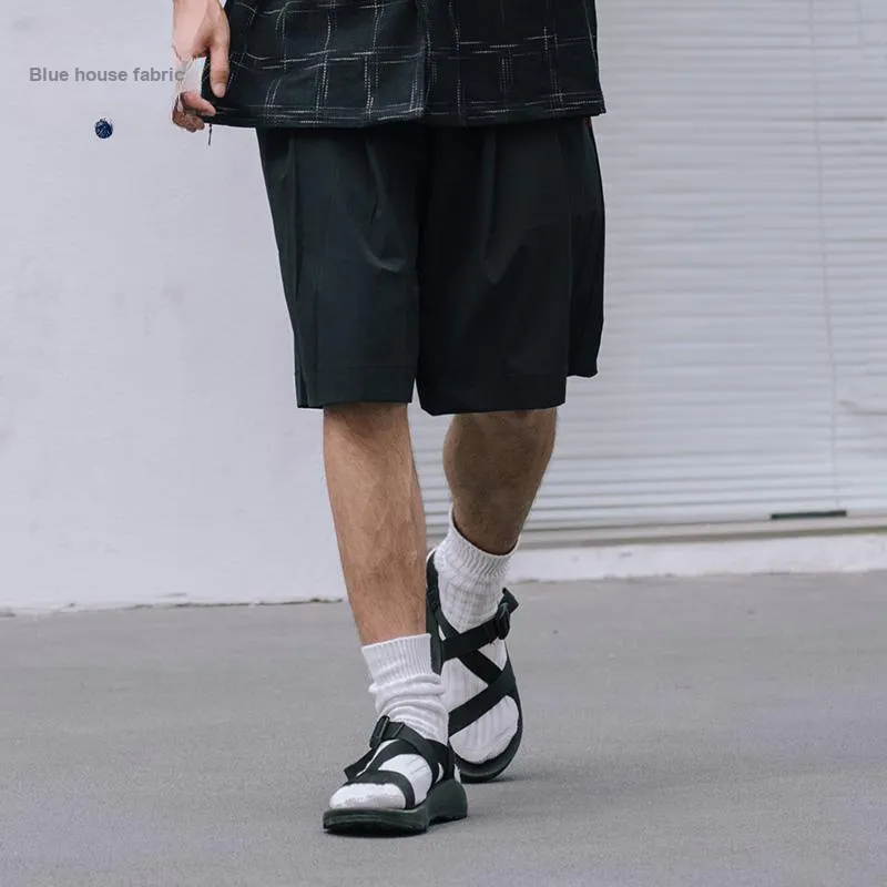 TEKABLU Casual Shorts Men Cooling Sensation Black-4