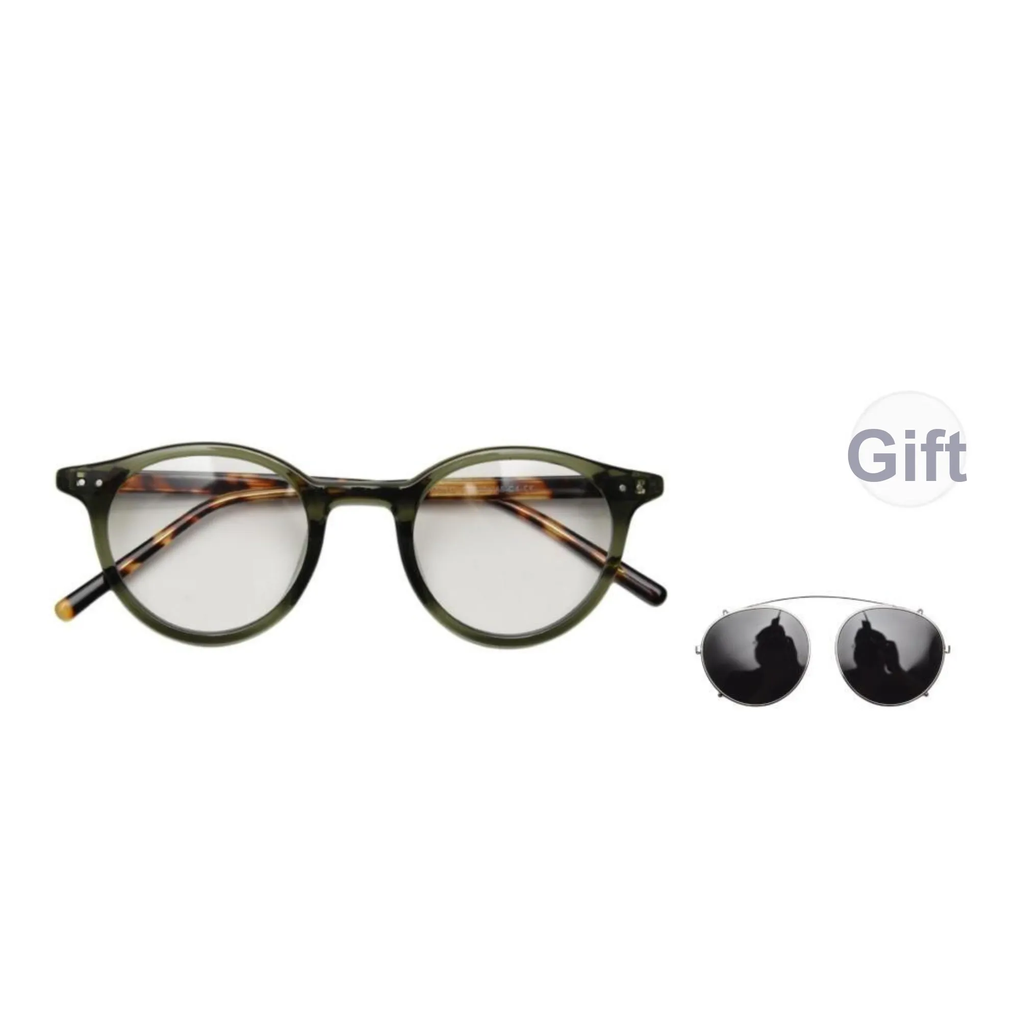 AAJF TR90 Нержавеющая Сталь Круглые Оправы для Очков Унисекс