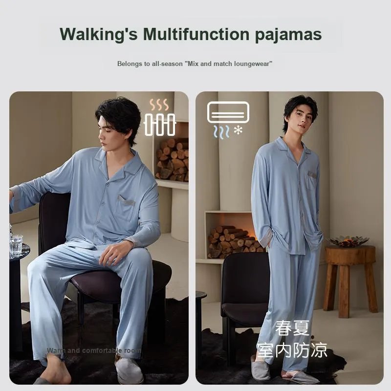 Xuan Liang Men Pajama Sets-5