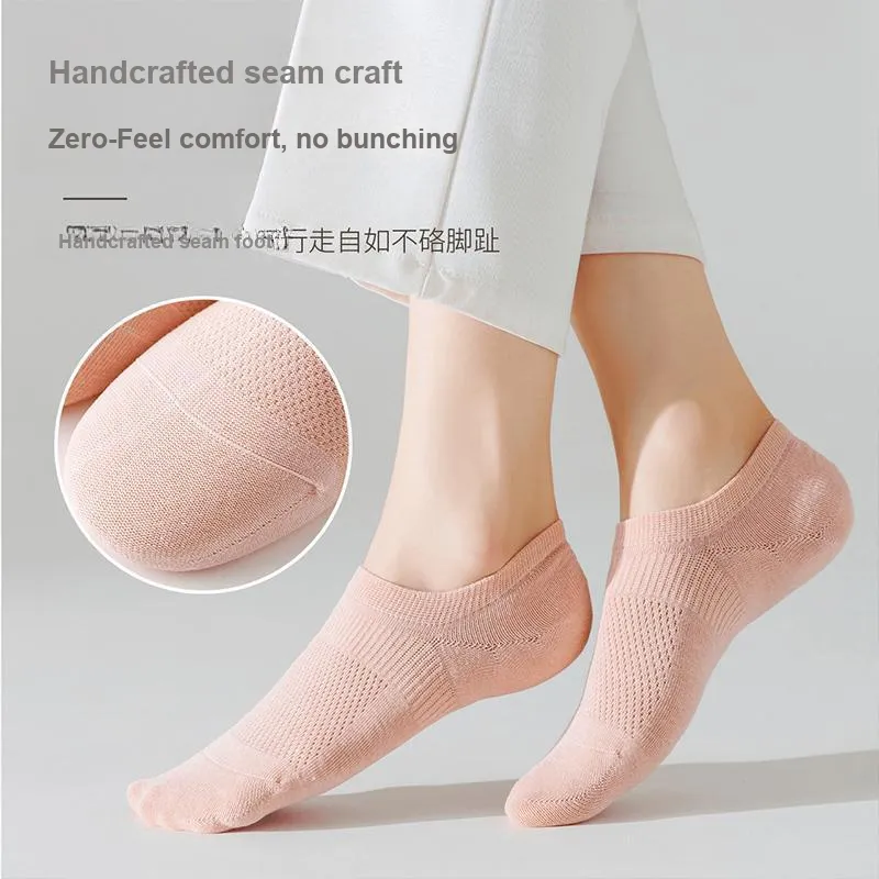 Lan Miao No Show Socks Women's 5 Pack-3