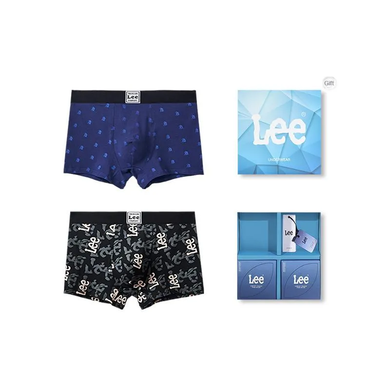 Lee Underpants Men's Gift Box Of 2 Strips-9
