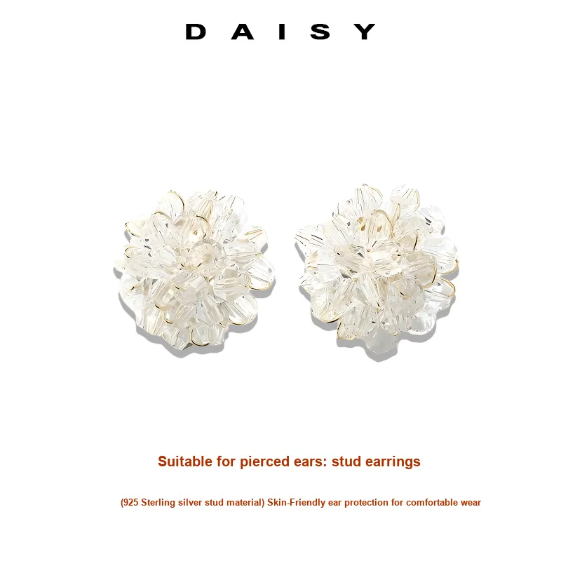 Daisy Dream Alloy Earrings Women's-2