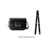 Black Buttonless 3rd Setting 1955 Leather Strap