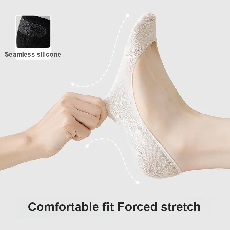 Primeet No Show Socks Women's 5 Pack-3
