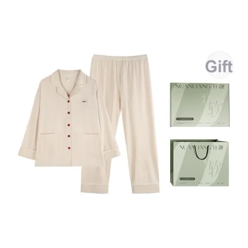 Xuan Liang Пижамный комплект Женские Gift Box Set Молоко Конфеты Бежевый