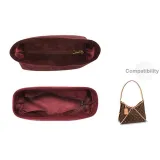 Burgundy Original Velvet-Carryall[Medium Size]